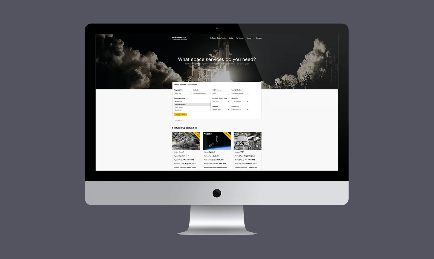 Nanoracks — product screen 1