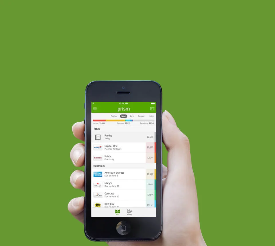 Prism — product screen 2
