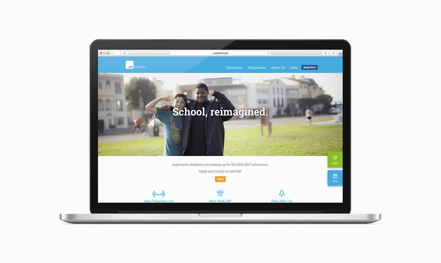 Alt School — product screen 1