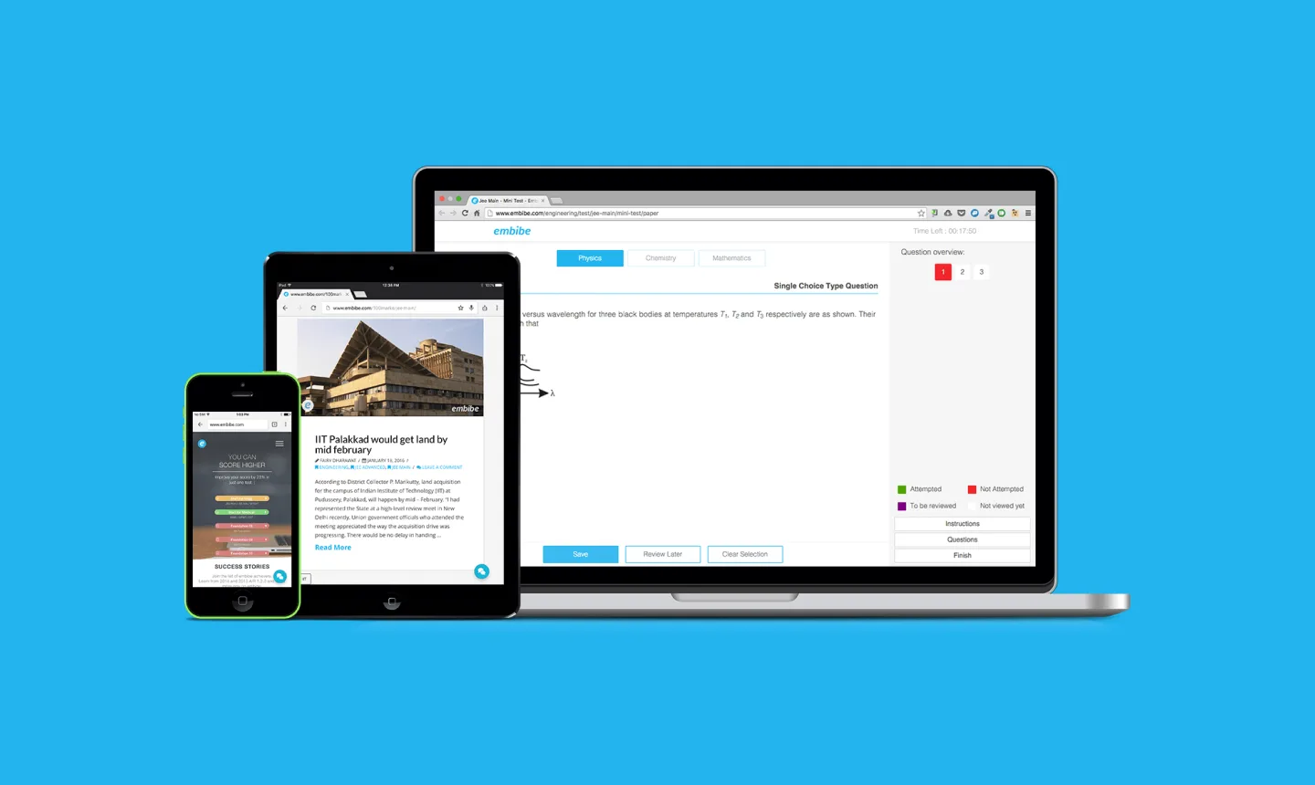 Embibe — product screen 1