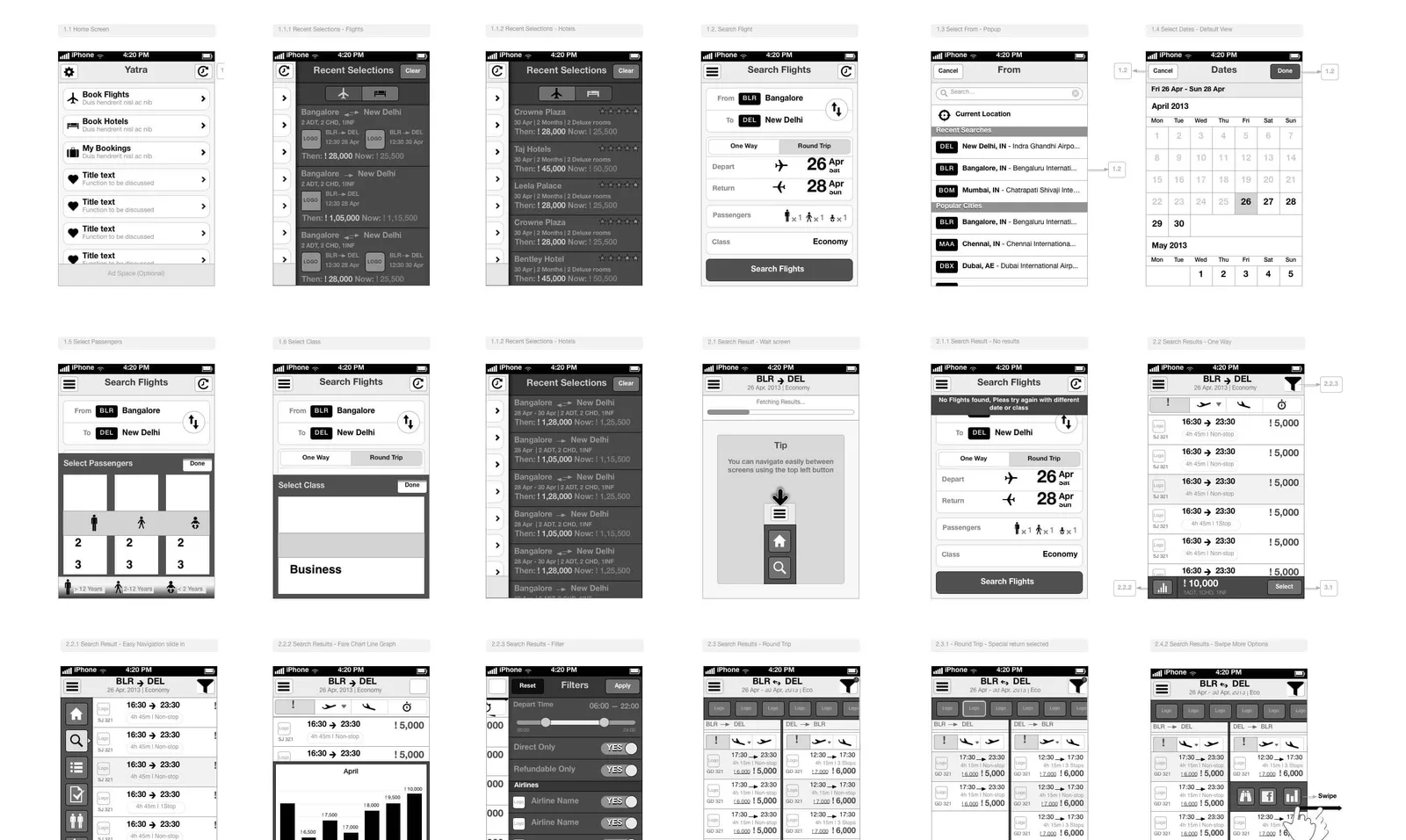 Yatra — product screen 1