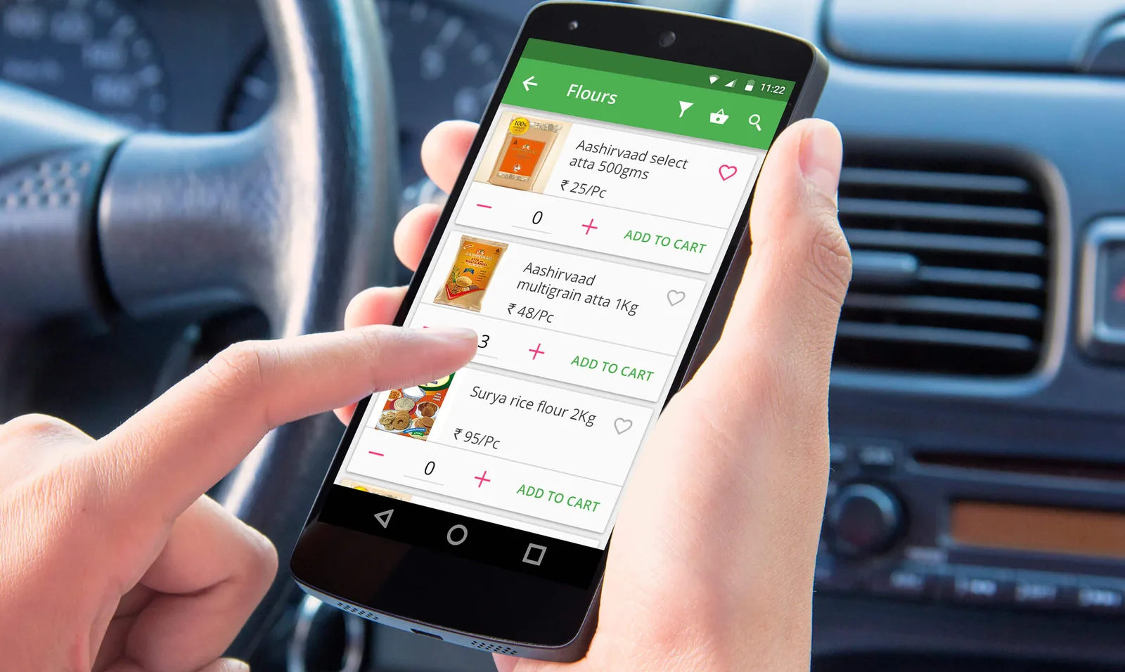 Weekly Groceries — product screen 2