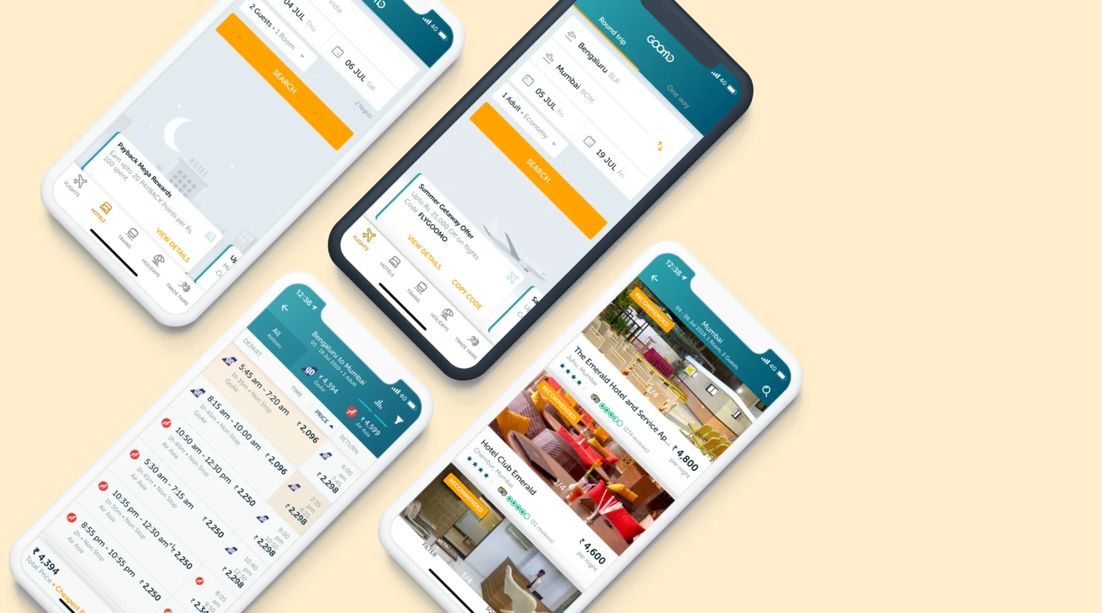 Goomo — product screen 1