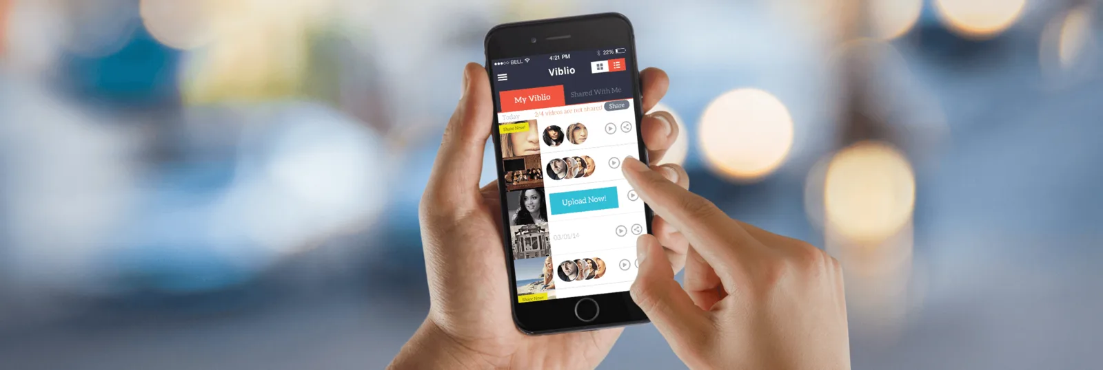 Viblio — product screen 3