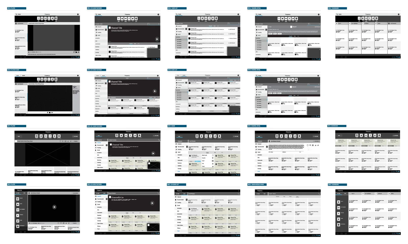 Frequency — product screen 2